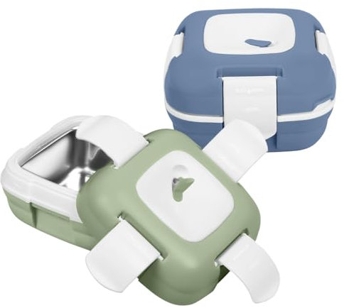Pinnacle Isolierte auslaufsichere Lunchbox – Thermo-Lunchbehälter mit neuem Wärmeabgabe-Ventil, 473 ml, 2 Stück