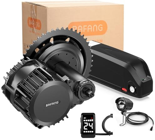 Bafang 1000W BBS-HD 48V 1000W Moteur Kit avec DZ40 Ebike Écran avec 48V20Ah Downtube Batterie BBS03 De Conversion De Vélo Électrique Moteur de Vélo Moteur Électrique pour Vélo
