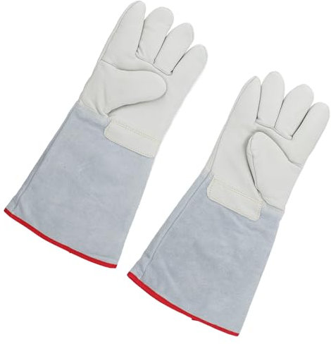 Fabater Cryogenic Gloves, 15.7inch Liquid Nitrogen Protective Gloves, Thickened Water Proof Antifreeze Gloves, Low Temperature Resist, Work Gloves for Liquid Nitrogen/Dry Ice/Cold Storage