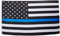 Store Thin Blue Line - Bandera estadounidense de poliéster impresa de 3 x 5 pies