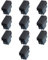10 MODULI INVERTITORE 16A, NERO, COMPATIBILE CON VIMAR ARKE', MODULI E FRUTTI 100% COMPATIBILI, MATERIALI DI ALTA QUALITA'