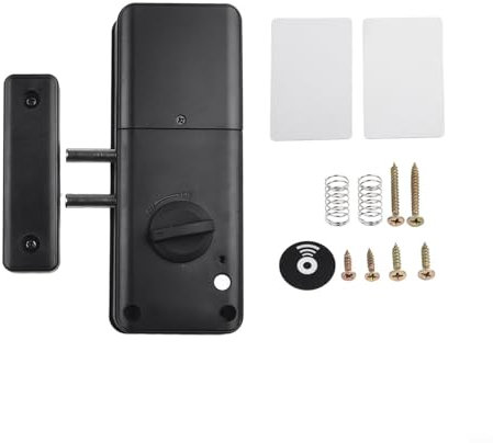 Cerradura inteligente compatible para puertas de madera con control remoto y funciones antirrobo