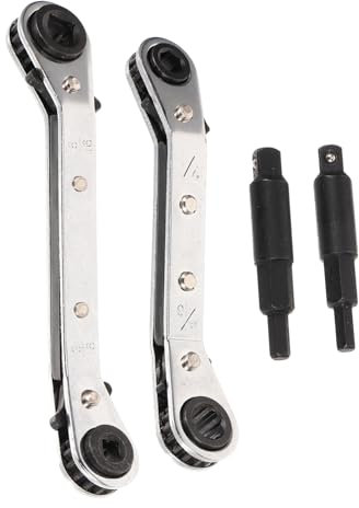 Holibanna Ratschenschlüssel Bit Adapter Für Klimaanlagen-reparatur Schraubenschlüssel Mit Doppelkopfstruktur Und Komfortablem Griff