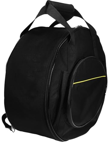 HANABASS Tragetasche für Snare Drum mit Gepolstertem Polyester Robustem Außentaschen Design Verstellbarem Schultergurt und Griff für Verschiedene Anlässe
