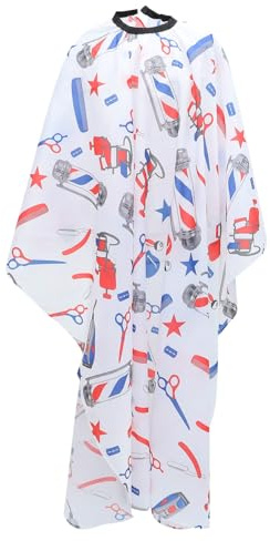 Beatifufu Professioneller Friseurumhang Verstellbar für Erwachsene und Wasserdichtes Salon Cape für Haarkur Haarfärbung Hot Oil Treatment und Haarschnitt