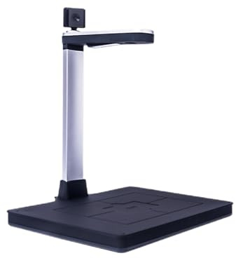 MKHFP Dokumentenscanner-Kamera for den Unterricht mit 10 MP HD-Fotoscanner im A4-Format for Laptop-PC, tragbare Online-Schulung mit OCR Visuelles Lehrmittel
