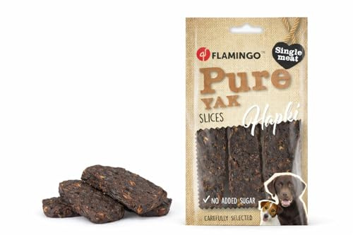 hundeleckerli - leckerli Hund - hapki Pure scheiben - Yak - Mono Protein - 85g