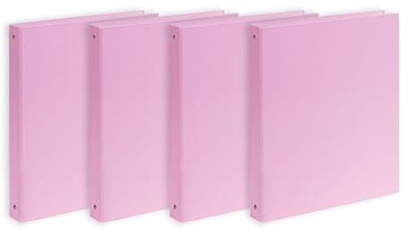 Favorit 4 Raccoglitori A4 Lilla Pastello, PP 22x30cm, diametro 30 mm