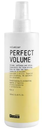 GLOSSCO PROFESSIONAL - Spray Volumen Cabello Perfect Volume, 250 ml, Spray sin Aclarado, Agentes Acondicionadores y Protectores, Aporta Volumen sin Apelmazar, Previene el Encrespado, Brillo y Suavidad
