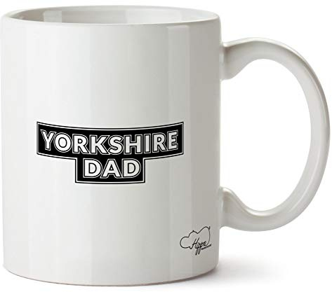 Hippowarehouse Yorkshire dad Printed Mug Cup Ceramic 10oz