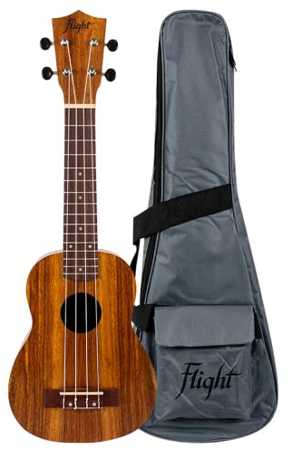 Flight NUS200 Sopran-Ukulele-Teak, mehrfarbig, Einheitsgröße (ALMNUS200)