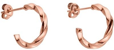 PURELEI® Kelani Creole Ohrringe (Roségold) – Damenohrringe aus langlebigem Edelstahl – Wasserfeste Ohrringe Damen – 1,5 cm Durchmesser – Modeschmuck für deinen individuellen Look