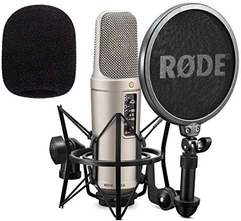 Rode NT2-A Set Kondensator Mikrofon + keepdrum WS02 Schaumstoff Windschutz