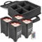 BeamZ BBP96 Akku LED Strahler Uplight 4er Set mit Tasche, IP20, Par LED Spot mit Wireless DMX, Bühnenbeleuchtung Set, Discolicht, Lichteffekte, Fernbedienung, Soundmodus, In- und Outdoor