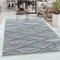 Carpetsale24 Boho-Läufer Teppich Grau 80 x 150 cm Hochflor Rautenmuster Hoch-Tief Effekt 3D Geometrisch Design Wohnzimmer Esszimmer Küche Schlafzimmer Kinderzimmer Flur Arbeitszimmer