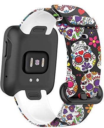WIIKAI Bracelet de Rechange en Silicone pour Redmi Watch/for Mi Watch Lite Bracelets de Montre de Rechange.(Squelette)