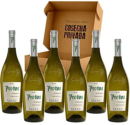 Protos Verdejo- Envío Gratis 24 H - 6 Botellas - Vino Tinto - DO Rueda Verdejo - Seleccionado y Enviado por Cosecha Privada