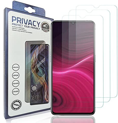 klyeu Protector de Pantalla para Realme X2 Pro, 9H Dureza Cristal Templado móviles película blindada HD película protectora Compatible para Realme X2 Pro 3 Piezas