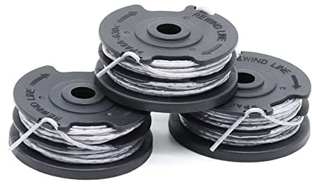 SWNKDG 3 Stücke Fadenspulen für Bosch Trimmer Rasentrimmer F016800351 (Länge: 6m, Ø1,60mm) ART 24, 27, 30 und ART 30-36 LI