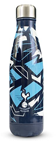 Hy-Pro Offiziell lizenzierte Tottenham Hotspur F.C. Thermoflasche – Edelstahl, doppelwandig, Vakuumflasche, verblassendes Design, leicht, auslaufsicher, Spors, tolle Fußball-Geschenkidee