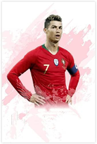BLIJR 500 Teile Puzzle European Football LeagueCristiano Ronaldo (24) Holz Puzzle Erwachsene Stress Freisetzung Spiel 500 Piece 20.4x15inch(52x38cm) Kein Rahmen
