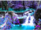 QENSPE Diamond Painting Wasserfall Diamant Painting Bilder 5D Diamond Painting Erwachsene Wald Landschaft Full Diamant Bilder Kinder Bilder Malerei DIY Kreuzstich Bilder Home Wand Dekor 40x30cm