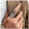 Inilbran Boho Pfau Vogel Ringe Vintage Silber Pfau Offene Ringe Ethnischen Phönix Wunder Vogel Ringe Gothic Einstellbar Stapeln Ringe Schmuck Für Frauen Und Mädchen
