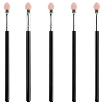 Lidschatten Pinsel, 5 Stück Schwamm Augen Make up Pinsel, Lidschatten Schwamm Applikatoren, Doppelseitig Lidschatten Applikator Zauberstab, Kosmetische Werkzeuge