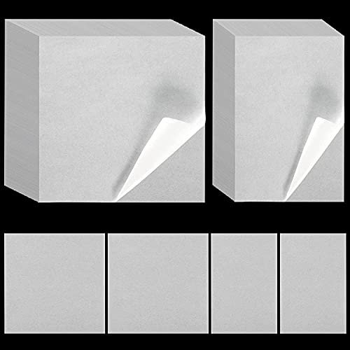 Chilliyin 200 Stück Diamond Painting Freigabepapier 15 * 15, 15 * 10 cm Doppelseitige Antihaft-Abdeckung Ersatz 5D Zubehör Werkzeug für Erwachsene und Kinder