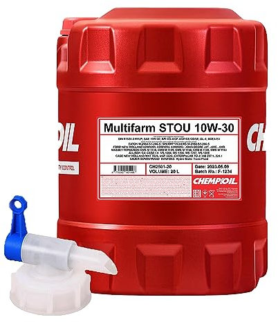 20L +Auslaufhahn CHEMPIOIL Multifarm STOU 10W-30 Traktoröl