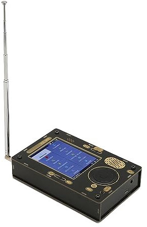 Software Defined Radio Receiver, 1MHz To 6GHz PortaPack H2 MINI Software Defined Radio Set Auto Switching Speaker for Automobiles (Receiver, USB Cable, 3 Antennas, Amplifier)