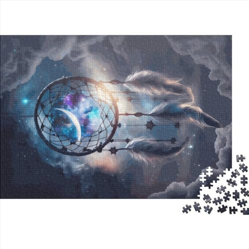 Kreatives Traumfänger-Puzzle für Erwachsene, 1000-teiliges Puzzle für Kinder, Familie, herausfordernde Spiele, Spielzeug, Geschenke, 1000 Teile (75 x 50 cm)