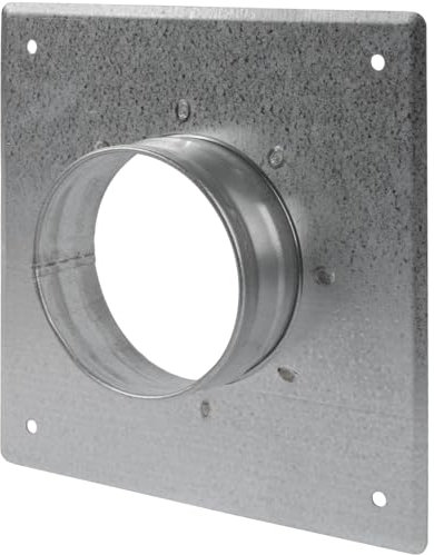 Repa Market Bride de connecteur de conduit – Conduit de 80 mm – Acier galvanisé – Bride de tuyau droite ou flexible pour systèmes de chauffage, de refroidissement, de ventilation d'air