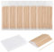 600 Stück Wattestäbchen, Holz Spitz Reinigungsstäbchen mit Aufbewahrungsbox, Microbrush Stäbchen Wattestäbchen, Wattestäbchen Spitz Für Ohrenstäbchen, Augenbrauen, Beauty, Make-Up