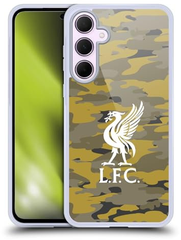 Head Case Designs Offizielle Liverpool Football Club Royal Liver Bird Farben Camou Soft Gel Handyhülle Hülle kompatibel mit Samsung Galaxy A35 5G