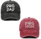 BABAHU Bestickte Baseballkappe für Damen, Motiv: Hund, Mama, Papa, verstellbar, Denim-Baseballkappe (DE/NL/SE/PL, Alphanumerisch, Einheitsgröße, A01)