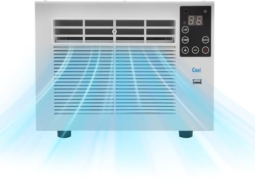 MINRS Mini aire acondicionado portátil de 280 W, minienfriador portátil, con mando a distancia, temporizador de 1 a 12 horas y deshumidificación para el hogar/la oficina