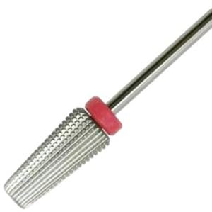 5 in 1 Professional Carbide Nail Drill Bit Remove Acrylic Gels Nail Remaining Polishing Uneven Nail Surface 3/32 inch Shank Two Way Rotate Cuticle Manicure Pedicure Home Salon Tools (Silver Fine)