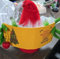 Weihnachtsbaumspitze, Grinch Weihnachtsdekoration, lustiges grünes Monster, das sich hinter dem Buch versteckt, Baumkrone für Weihnachten, Urlaub, Weihnachtsbaum-Partyzubehör (Stil 2, 35 cm)