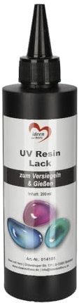 Ideen mit Herz | UV Resin Lack | zum Versiegeln & Gießen (200 ml)