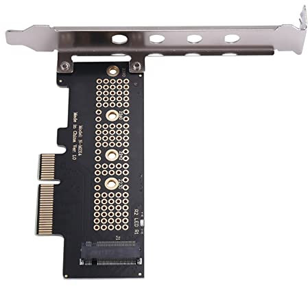 Pqahffowr M.2 NVME SSD NGFF vers PCIE 3.0 X4 Adaptateur PCIE M2 Riser Card Adapter Support 2230 2242 2260 2280 Taille NVMe M.2 SSD