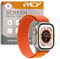 REY Protector de Pantalla para Apple Watch Ultra 49mm - Apple Watch Ultra 2 49mm, Cristal con Doble Protección UV, Vidrio Templado Premium 9H+