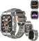 AngLink StahlGer stahlgearThor 2.0 Smartwatch Herren 1000mAh, 2,13 AMOLED Display, 70+ Sportmodi, 24/7 Herzfrequenz & SpO2 Überwachung, Schlaftracker, iOS & Android Kompatibel (Grau)