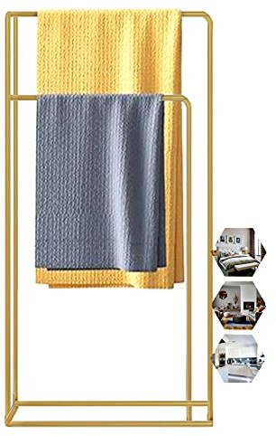 Towel Racks, Towel Rail Bathroom Towel Rack Outdoor Freestanding,Metal Towel Ladder Holder