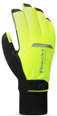 Roeckl Villach 3 Winter Fahrrad Handschuhe lang gelb/schwarz 2027