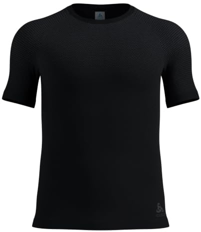 Odlo Funktionsunterwäsche Performance Light T-Shirt Kurzarm für Herren | Baselayer, Funktionsshirt, Rundhals Kurzarmshirt für Wandern, Outdoor & Sport, Taillierte Passform
