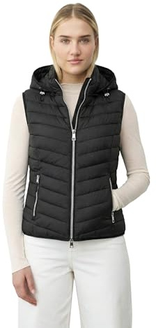 ONUA Leichte Steppweste Damen mit abnehmbarer Kapuze, Frühlingsweste, Damenweste oder Gilet mit leichter Wattierung in verschiedenen Farben (Größe 36-48)