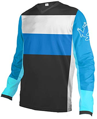 UGLY FROG MTB Jersey Herren Kurzarm/Langarm Downhill Trikot Radtrikot Männer Mountainbike Freeride BMX Fahrradtrikot Motocross DH FR Offroad Bekleidung