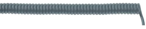 LAPP 73220351 Spiralkabel UNITRONIC® Spiral LiF2Y11Y 200 mm / 800 mm 4 x 0.25 mm² Grau 1 St.