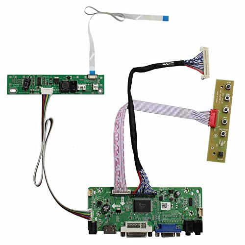 VSDISPLAY DVI VGA Audio LCD Controller Board für 21,5 23 LM215WF4-TLE8 LM230WF5-TLD1 LC230EUE-TDA1 1920x1080 30Pin LCD Panel